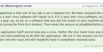 Helping Emily – Can Facebook give you a Virus?