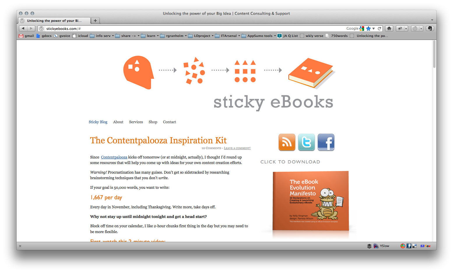 Client Spotlight: Sticky eBooks and Suggestive Advice